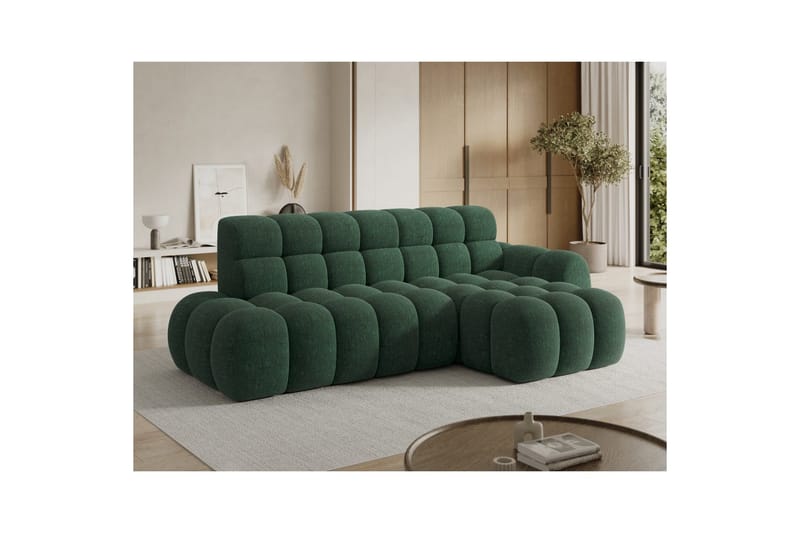 Sektionssoffa Eltap Ceedro 283x165x98 cm - Amore 35, Grön, Höger - Möbler - Vardagsrum - Bäddsoffor