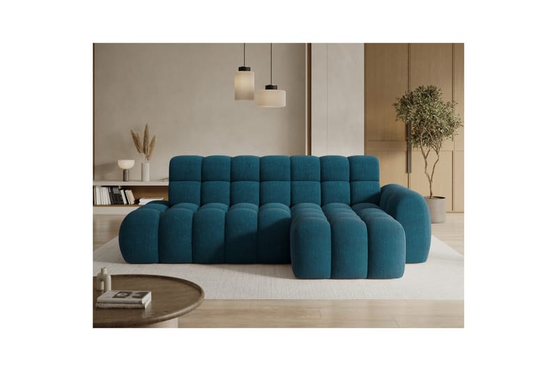 Sektionssoffa Eltap Ceedro 283x165x98 cm - Amore 40, Blå, Höger - Möbler - Vardagsrum - Bäddsoffor