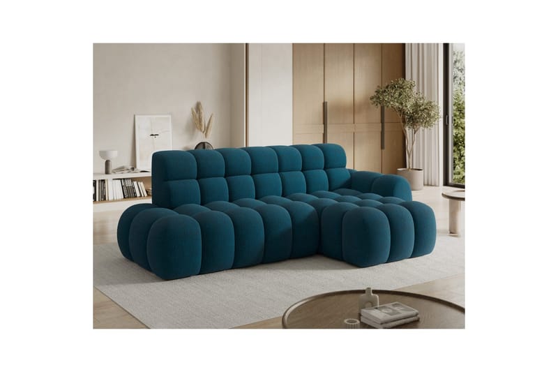 Sektionssoffa Eltap Ceedro 283x165x98 cm - Amore 40, Blå, Höger - Möbler - Vardagsrum - Bäddsoffor
