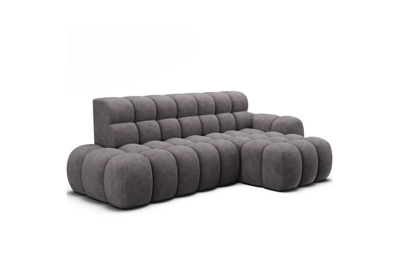 Sektionssoffa Eltap Ceedro 283x165x98 cm - Aura 04, Grå, Höger - Möbler - Vardagsrum - Bäddsoffor