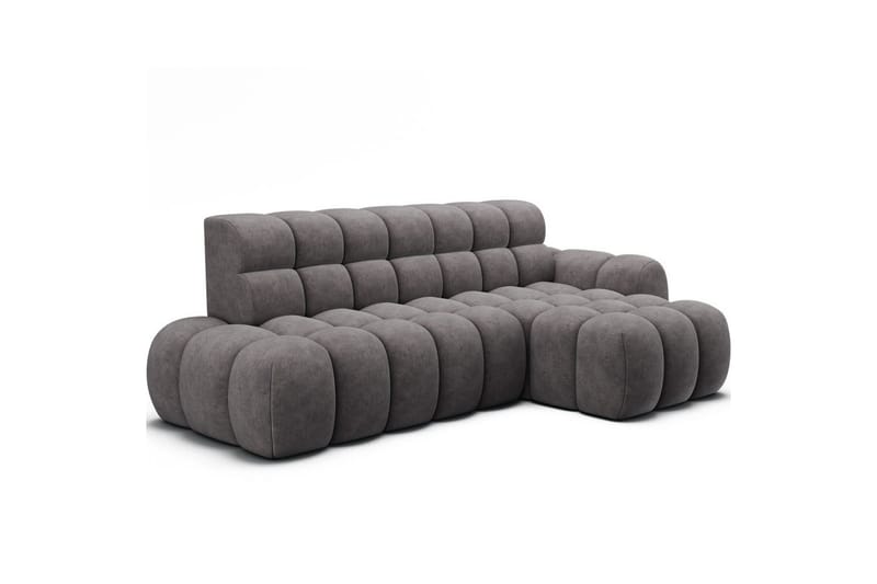 Sektionssoffa Eltap Ceedro 283x165x98 cm - Aura 04, Grå, Höger - Möbler - Vardagsrum - Bäddsoffor