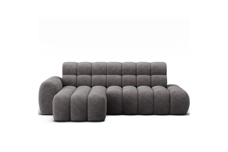Sektionssoffa Eltap Ceedro 283x165x98 cm, Aura 04, Grå, Vänster