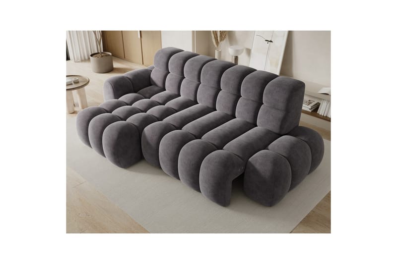 Sektionssoffa Eltap Ceedro 283x165x98 cm - Aura 04, Grå, Vänster - Möbler - Vardagsrum - Bäddsoffor