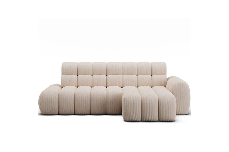 Sektionssoffa Eltap Ceedro 283x165x98 cm - Jarell 20, Beige, Höger - Möbler - Vardagsrum - Bäddsoffor