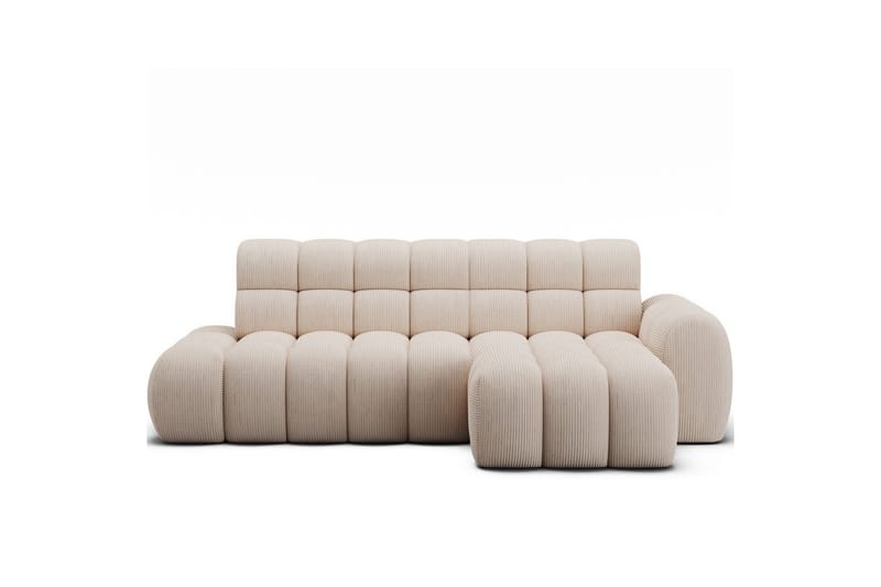 Sektionssoffa Eltap Ceedro 283x165x98 cm - Jarell 20, Beige, Höger - Möbler - Vardagsrum - Bäddsoffor