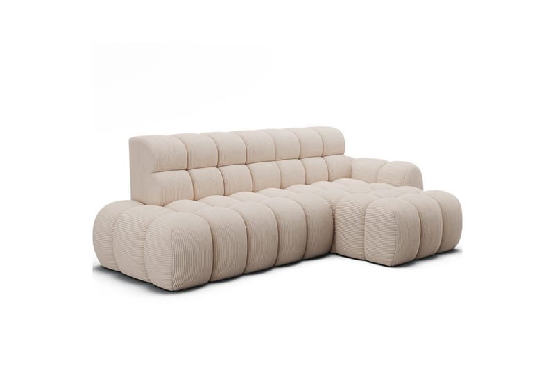 Sektionssoffa Eltap Ceedro 283x165x98 cm - Jarell 20, Beige, Höger - Möbler - Vardagsrum - Bäddsoffor