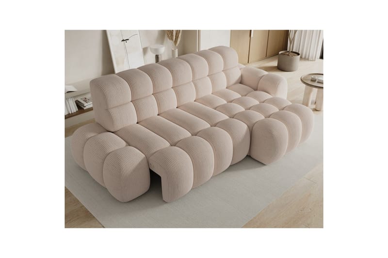Sektionssoffa Eltap Ceedro 283x165x98 cm - Jarell 20, Beige, Höger - Möbler - Vardagsrum - Bäddsoffor