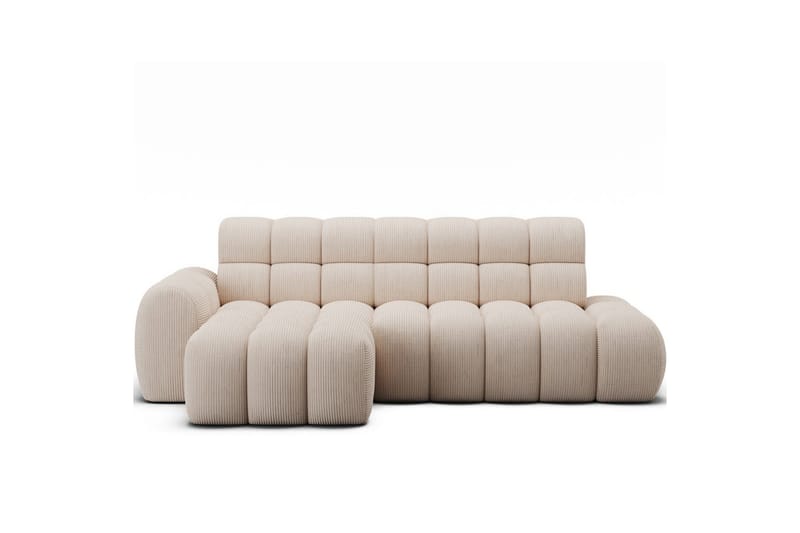 Sektionssoffa Eltap Ceedro 283x165x98 cm - Jarell 20, Beige, Vänster - Möbler - Vardagsrum - Bäddsoffor