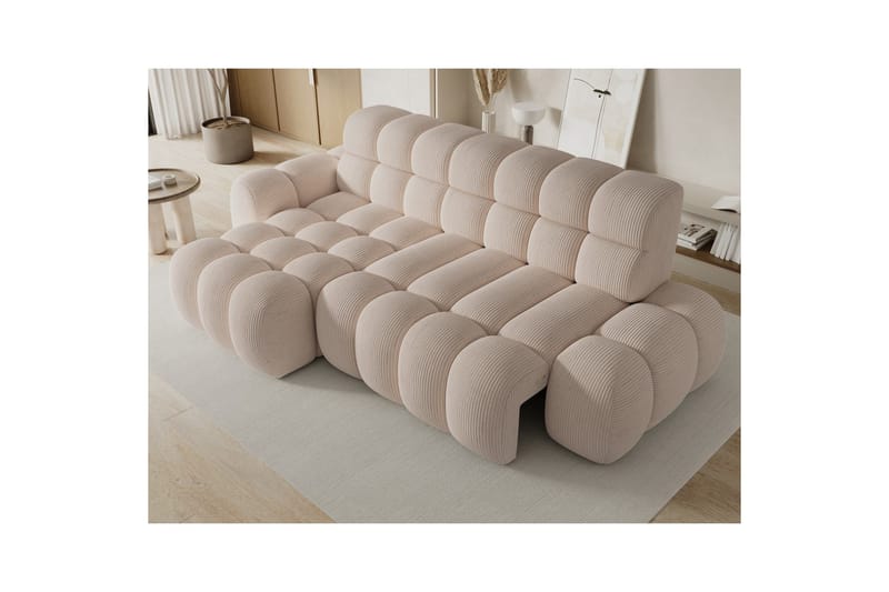 Sektionssoffa Eltap Ceedro 283x165x98 cm - Jarell 20, Beige, Vänster - Möbler - Vardagsrum - Bäddsoffor