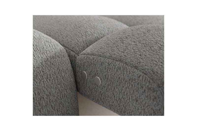 Sektionssoffa Eltap Ceedro 283x165x98 cm - Royal 04, Grå, Höger - Möbler - Vardagsrum - Bäddsoffor