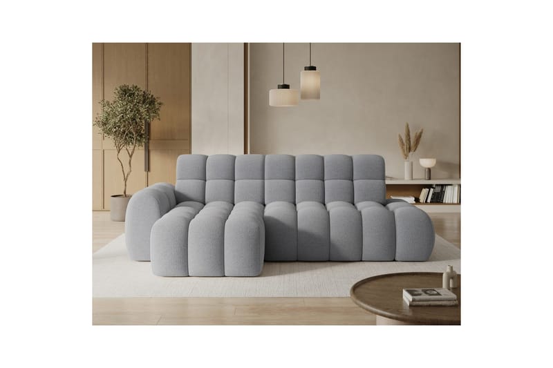 Sektionssoffa Eltap Ceedro 283x165x98 cm - Royal 04, Grå, Vänster - Möbler - Vardagsrum - Bäddsoffor