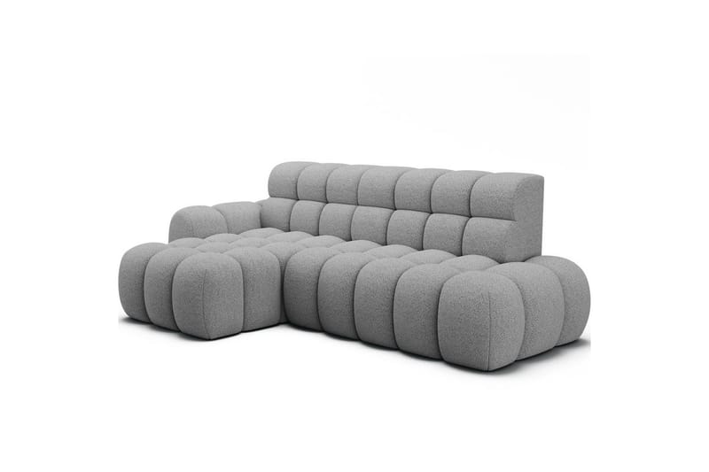 Sektionssoffa Eltap Ceedro 283x165x98 cm - Royal 04, Grå, Vänster - Möbler - Vardagsrum - Bäddsoffor