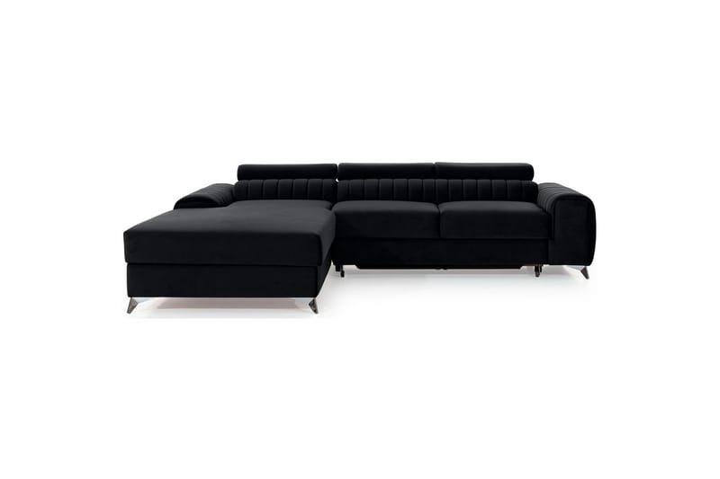 Sektionssoffa Eltap Grayson 278x205x92 cm - Loco 10, Svart, Vänster - Möbler - Vardagsrum - Bäddsoffor