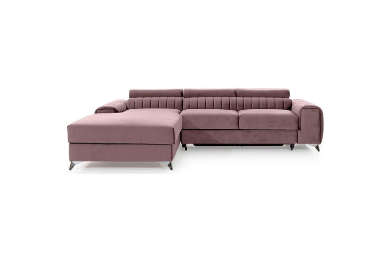 Sektionssoffa Eltap Grayson 278x205x92 cm - Loco 24, Rosa, Vänster - Möbler - Vardagsrum - Bäddsoffor