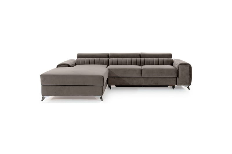 Sektionssoffa Eltap Grayson 278x205x92 cm - Loco 4, Ljusgrå, Vänster - Möbler - Vardagsrum - Bäddsoffor