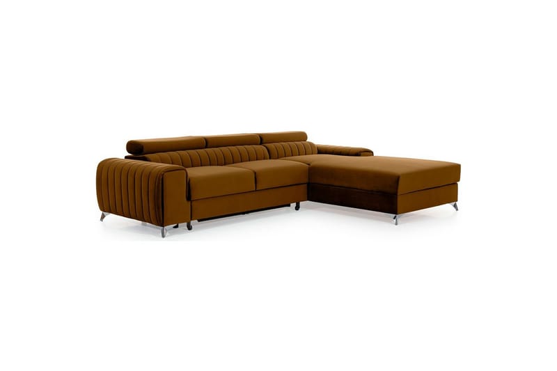 Sektionssoffa Eltap Grayson 278x205x92 cm - Loco 45, Gul, Höger - Möbler - Vardagsrum - Bäddsoffor
