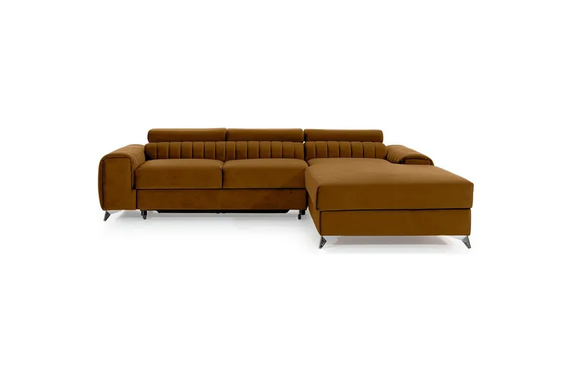 Sektionssoffa Eltap Grayson 278x205x92 cm - Loco 45, Gul, Höger - Möbler - Vardagsrum - Bäddsoffor