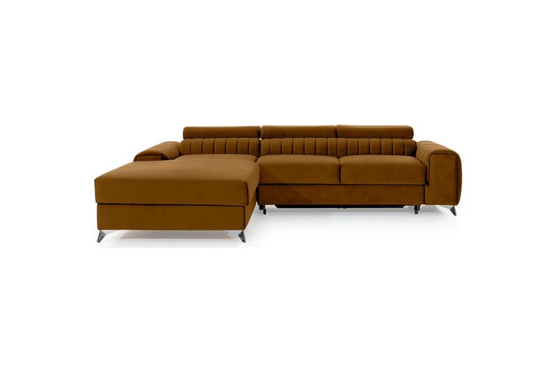 Sektionssoffa Eltap Grayson 278x205x92 cm - Loco 45, Gul, Vänster - Möbler - Vardagsrum - Bäddsoffor