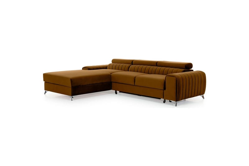 Sektionssoffa Eltap Grayson 278x205x92 cm - Loco 45, Gul, Vänster - Möbler - Vardagsrum - Bäddsoffor