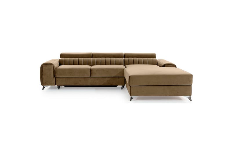 Sektionssoffa Eltap Grayson 278x205x92 cm, Nube 20, Beige, Höger