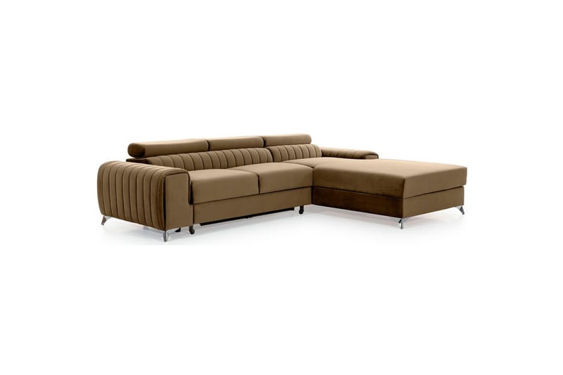 Sektionssoffa Eltap Grayson 278x205x92 cm - Nube 20, Beige, Höger - Möbler - Vardagsrum - Bäddsoffor