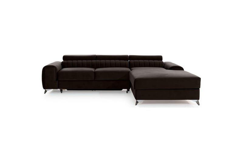 Sektionssoffa Eltap Grayson 278x205x92 cm - Nube 22, Brun, Höger - Möbler - Vardagsrum - Bäddsoffor
