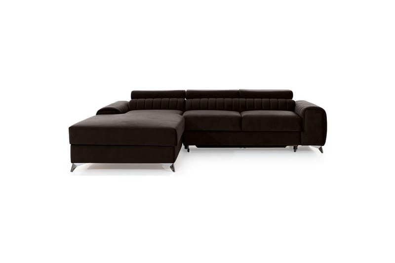 Sektionssoffa Eltap Grayson 278x205x92 cm - Nube 22, Brun, Vänster - Möbler - Vardagsrum - Bäddsoffor