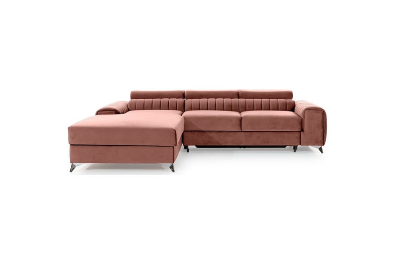 Sektionssoffa Eltap Grayson 278x205x92 cm - Nube 24, Rosa, Vänster - Möbler - Vardagsrum - Bäddsoffor