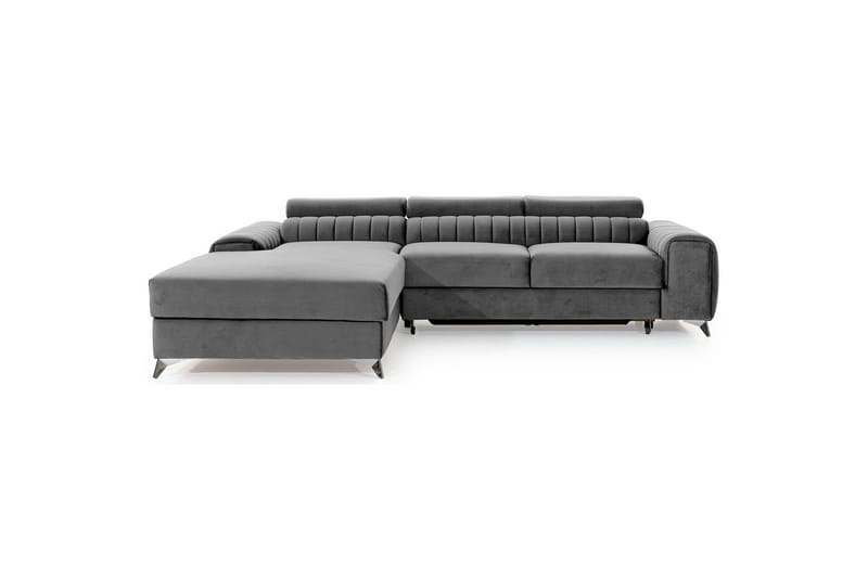 Sektionssoffa Eltap Grayson 278x205x92 cm - Nube 3, Ljusgrå, Vänster - Möbler - Vardagsrum - Bäddsoffor