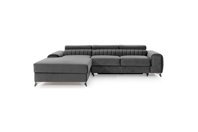 Sektionssoffa Eltap Grayson 278x205x92 cm - Nube 4, Ljusgrå, Vänster - Möbler - Vardagsrum - Bäddsoffor
