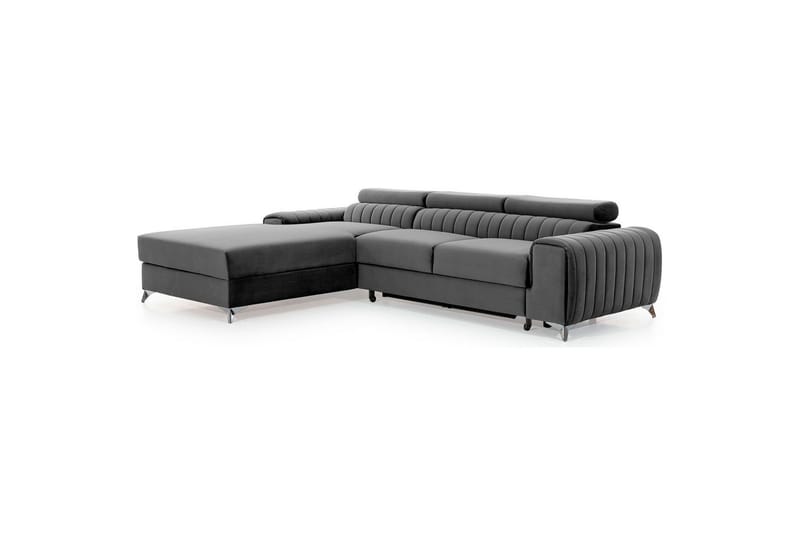 Sektionssoffa Eltap Grayson 278x205x92 cm - Nube 4, Ljusgrå, Vänster - Möbler - Vardagsrum - Bäddsoffor