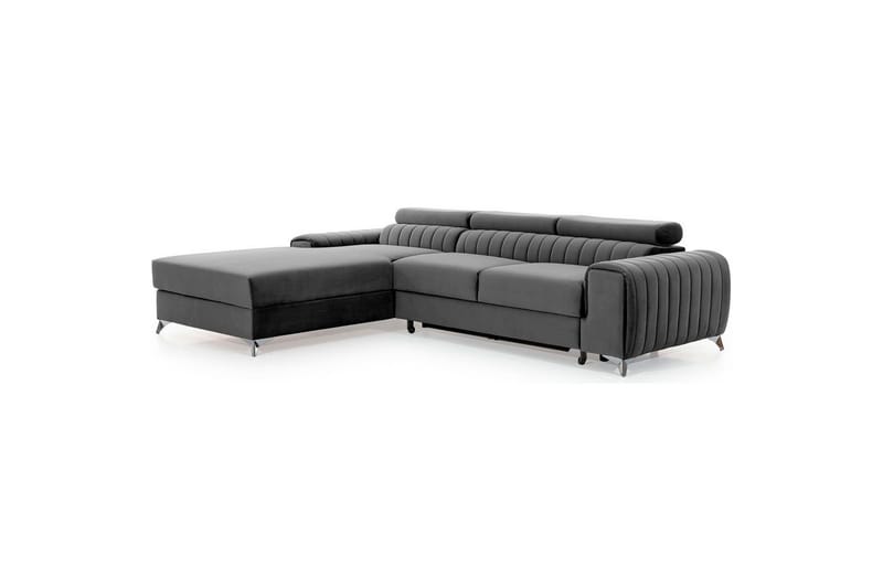Sektionssoffa Eltap Grayson 278x205x92 cm - Nube 4, Ljusgrå, Vänster - Möbler - Vardagsrum - Bäddsoffor