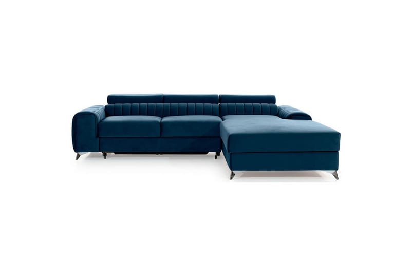 Sektionssoffa Eltap Grayson 278x205x92 cm - Nube 40, Blå, Höger - Möbler - Vardagsrum - Bäddsoffor