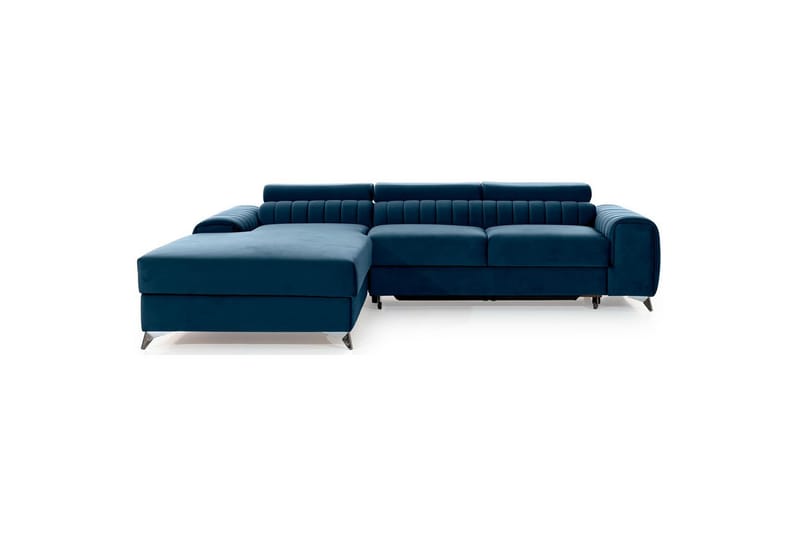 Sektionssoffa Eltap Grayson 278x205x92 cm - Nube 40, Blå, Vänster - Möbler - Vardagsrum - Bäddsoffor
