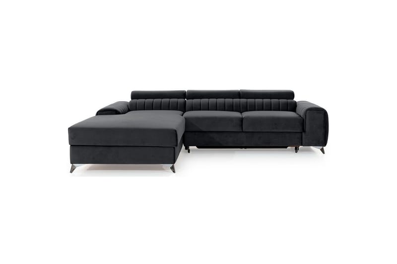 Sektionssoffa Eltap Grayson 278x205x92 cm - Nube 6, Mörkgrå, Vänster - Möbler - Vardagsrum - Bäddsoffor