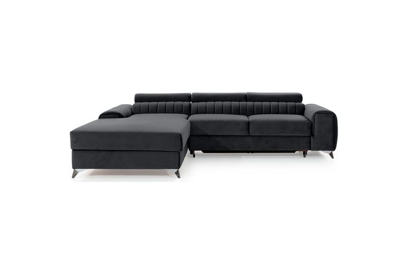 Sektionssoffa Eltap Grayson 278x205x92 cm - Nube 6, Mörkgrå, Vänster - Möbler - Vardagsrum - Bäddsoffor