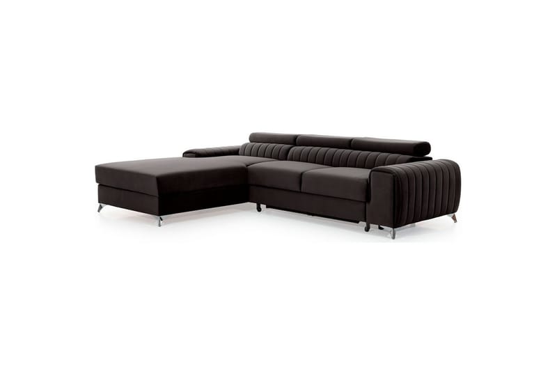 Sektionssoffa Eltap Grayson 278x205x92 cm - Riviera 97, Grå, Vänster - Möbler - Vardagsrum - Bäddsoffor