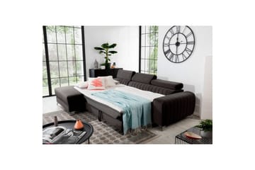 Sektionssoffa Eltap Grayson 278x205x92 cm - Riviera 97, Grå, Vänster - Möbler - Vardagsrum - Bäddsoffor