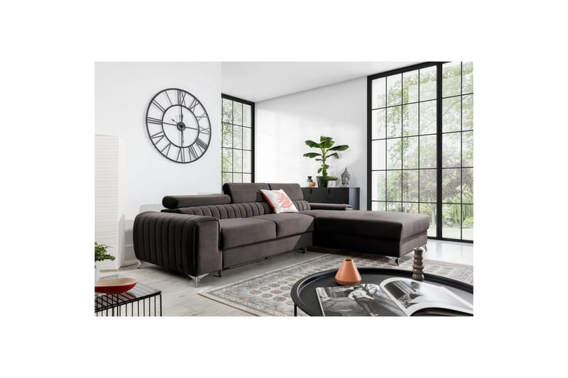 Sektionssoffa Eltap Grayson 278x205x92 cm - Velvetmat 22, Höger - Möbler - Vardagsrum - Bäddsoffor