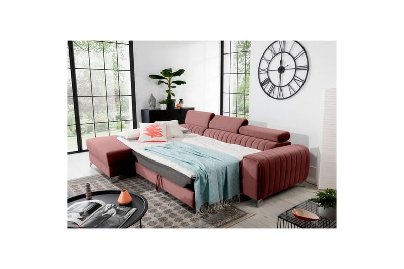 Sektionssoffa Eltap Grayson 278x205x92 cm - Velvetmat 24, Vänster - Möbler - Vardagsrum - Bäddsoffor