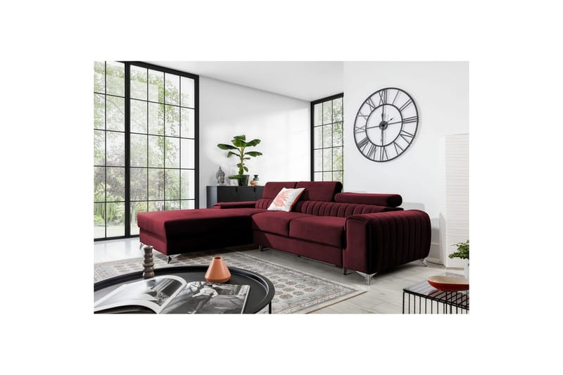 Sektionssoffa Eltap Grayson 278x205x92 cm - Velvetmat 25, Vänster - Möbler - Vardagsrum - Bäddsoffor