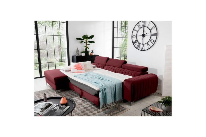 Sektionssoffa Eltap Grayson 278x205x92 cm - Velvetmat 25, Vänster - Möbler - Vardagsrum - Bäddsoffor