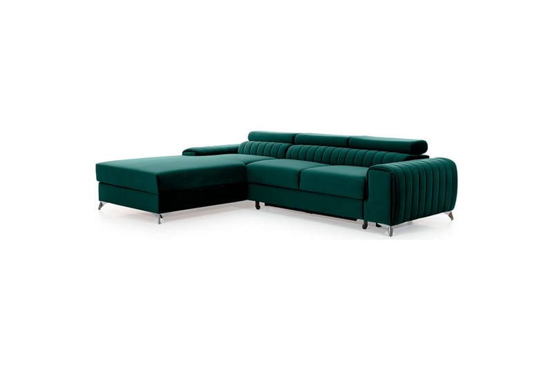 Sektionssoffa Eltap Grayson 278x205x92 cm - Velvetmat 38, Vänster - Möbler - Vardagsrum - Bäddsoffor