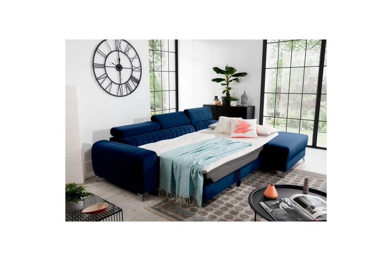 Sektionssoffa Eltap Grayson 278x205x92 cm - Velvetmat 40, Höger - Möbler - Vardagsrum - Bäddsoffor