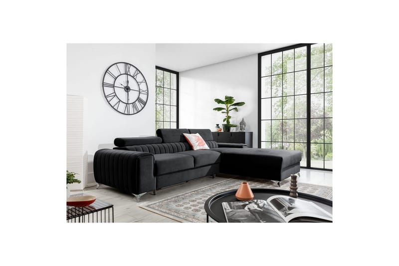 Sektionssoffa Eltap Grayson 278x205x92 cm - Velvetmat 6, Höger - Möbler - Vardagsrum - Bäddsoffor