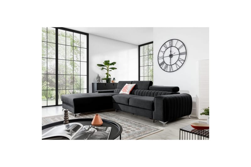 Sektionssoffa Eltap Grayson 278x205x92 cm - Velvetmat 6, Vänster - Möbler - Vardagsrum - Bäddsoffor