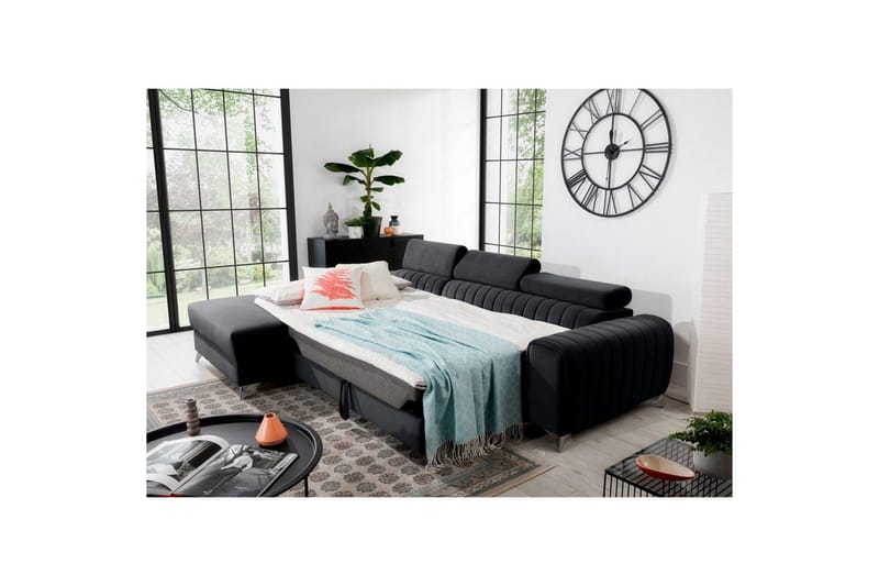 Sektionssoffa Eltap Grayson 278x205x92 cm - Velvetmat 6, Vänster - Möbler - Vardagsrum - Bäddsoffor