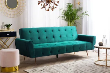 Selnes Bädsoffa 212 cm - Grön - Möbler - Vardagsrum - Bäddsoffor