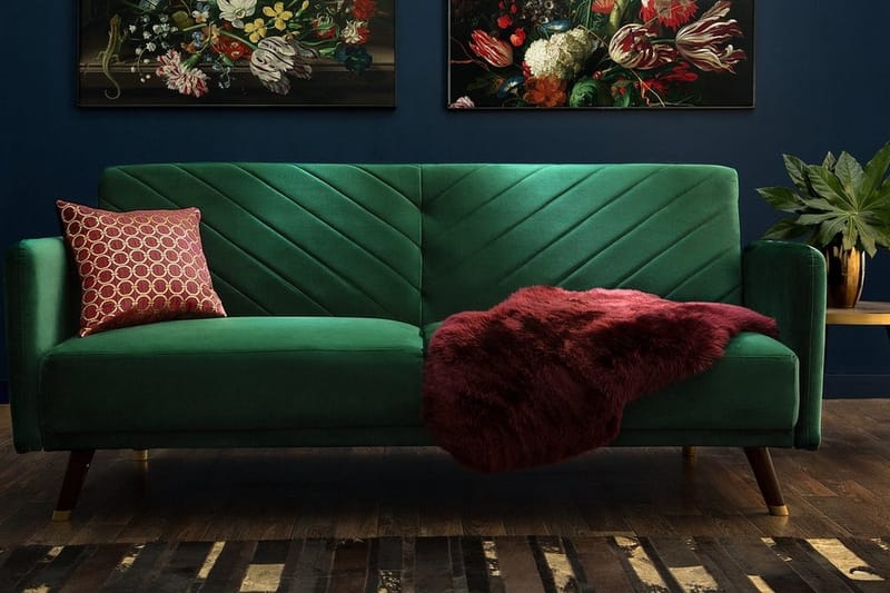 Senja Bäddsoffa 200 cm - Grön - Möbler - Vardagsrum - Bäddsoffor