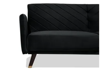 Senja Bäddsoffa 200 cm - Svart - Möbler - Vardagsrum - Bäddsoffor